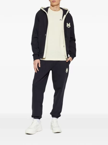 Pantaloni Moncler albastru