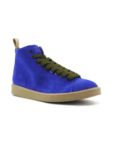 Sneakersy Panchic skórzane niebieskie