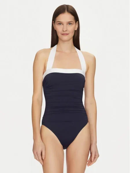 LAUREN RALPH LAUREN Costum de baie Bleumarin