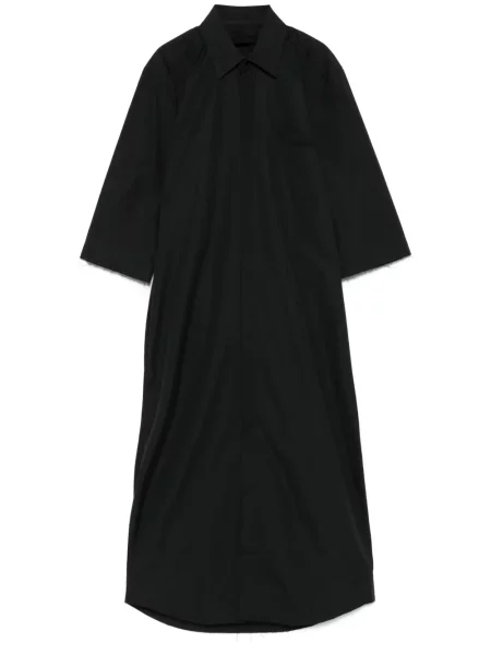 Sukienka koszulowa Alainpaul do kolan garniturowa czarna