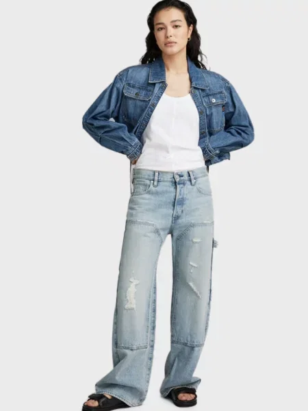 Джинси G-star Raw блакитні