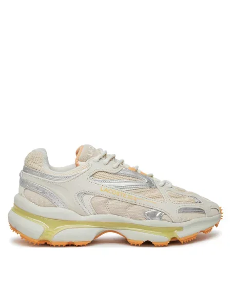 Sneakersy Lacoste brązowe