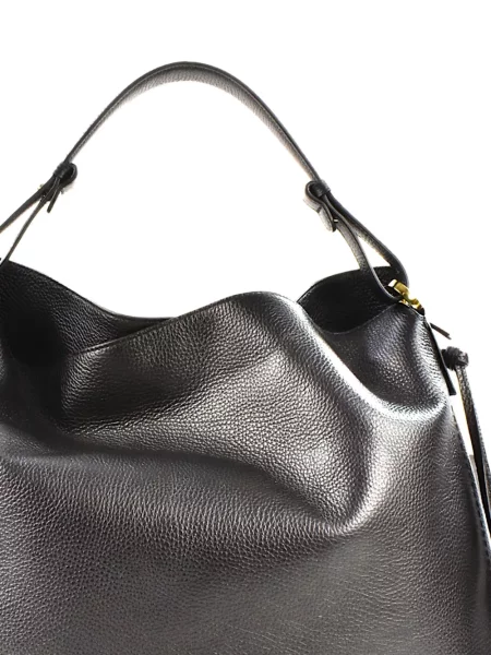 Geantă Loristella din piele negru