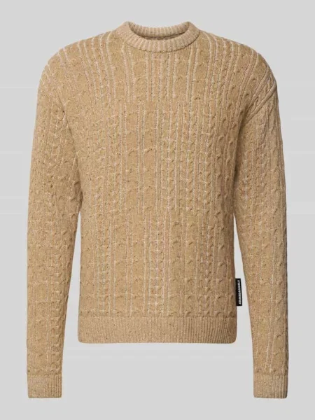 Sweter z dzianiny o kroju regular fit z mieszanki bawełny i wełny model DAAKO' Armedangels