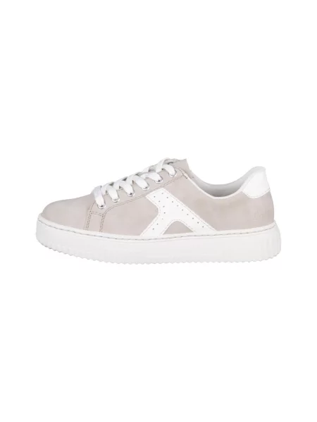 Sneakerși Rieker alb
