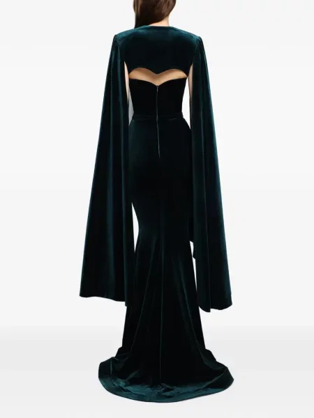 Rochie maxi Cristallini verde