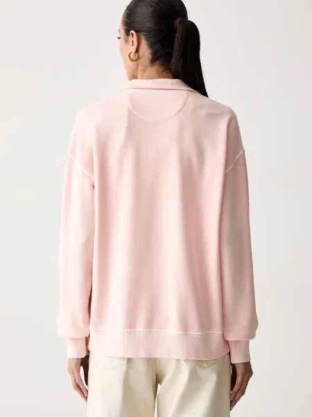 Gant bluza z lyocellem różowa