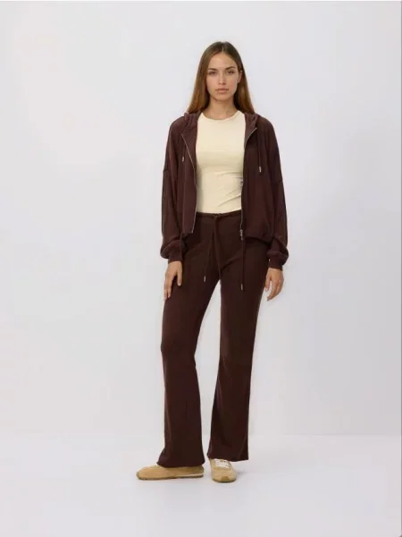 Reserved Hanorac cu și maro-închis maro