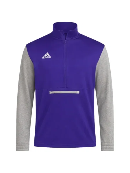 Tricou polo Adidas cu dungi alergare cu bretele alb