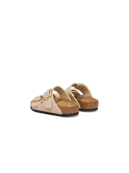 Šlepetės Birkenstock Arizona Big Buckle Kreminė