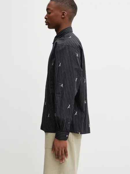 Lacoste cămașă pentru bărbați din negru
