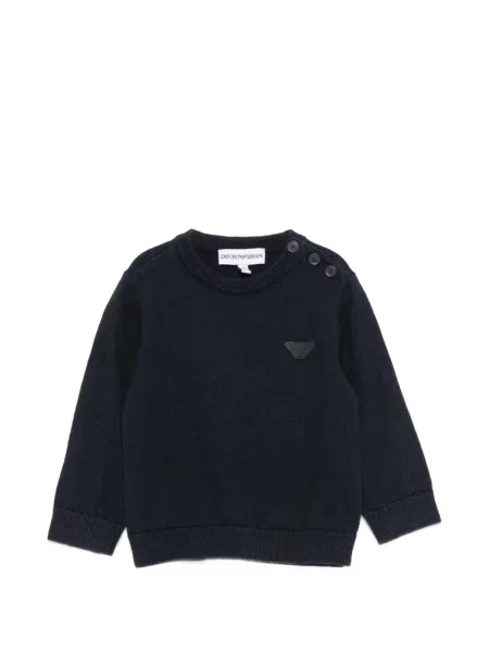 Sweter dziecięcy Emporio Armani niebieski