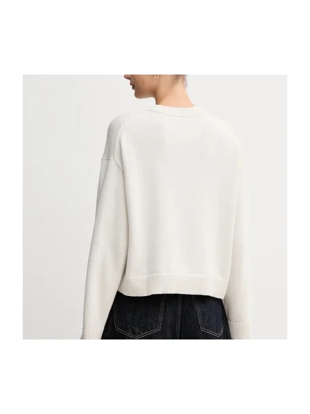 Pulover Calvin Klein Jeans alb