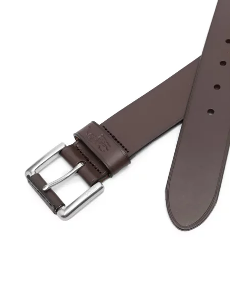 Iš natūralios odos diržas Polo Ralph Lauren ruda