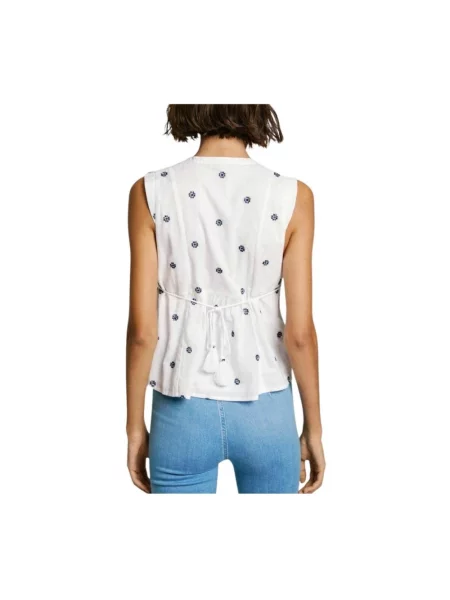 Top Pepe Jeans biały