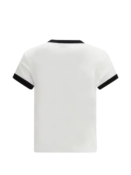 Tricou Off-white cu broderie alb
