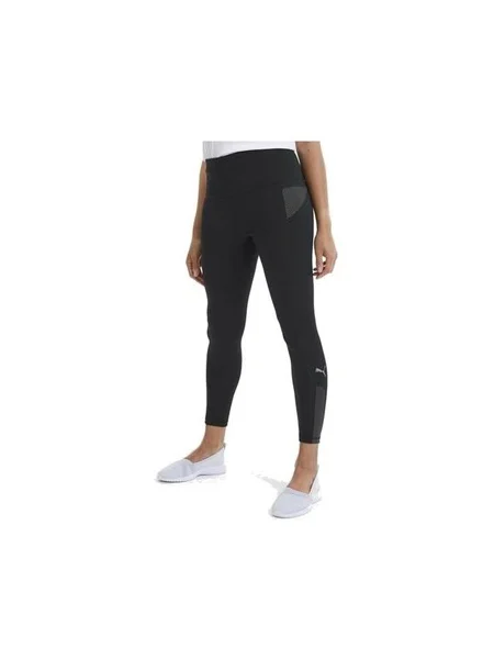 Cropp pantaloni Puma cu talie înaltă negru