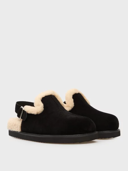 Замшевые сабо Prpy черные