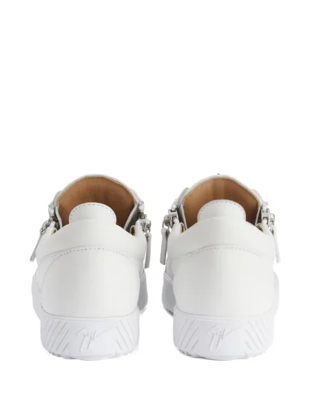 Fűzős csipkés sneaker Giuseppe Zanotti fehér