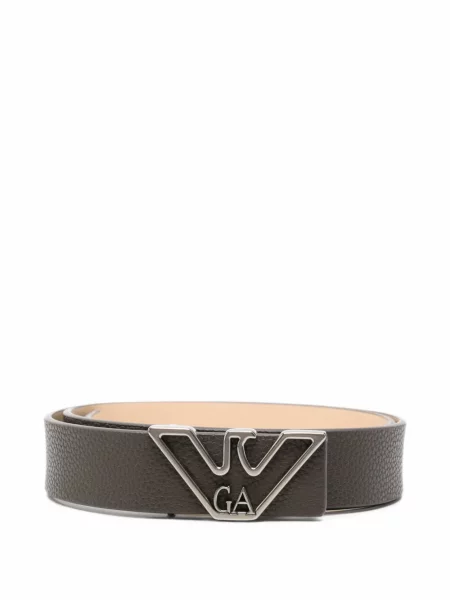 Curea Emporio Armani cu autograf gri