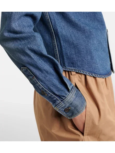 Cămașă de blugi Saint Laurent albastru