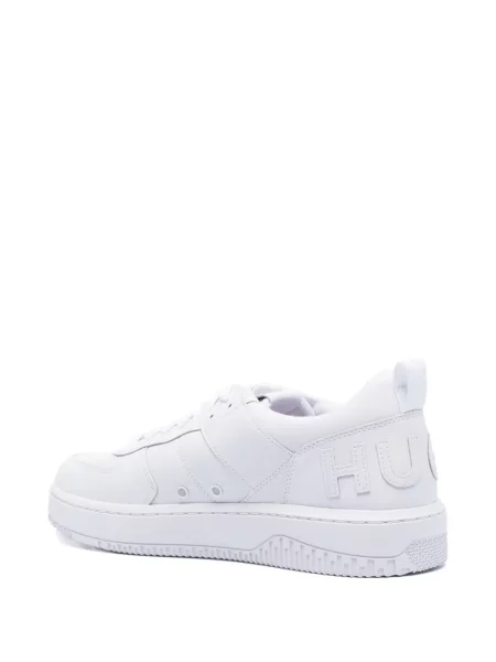 Sneakers Hugo με κορδόνια με δαντέλα λευκό