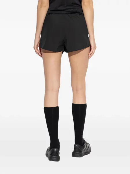 Prugasta tenis majica Adidas s čipkom crvena