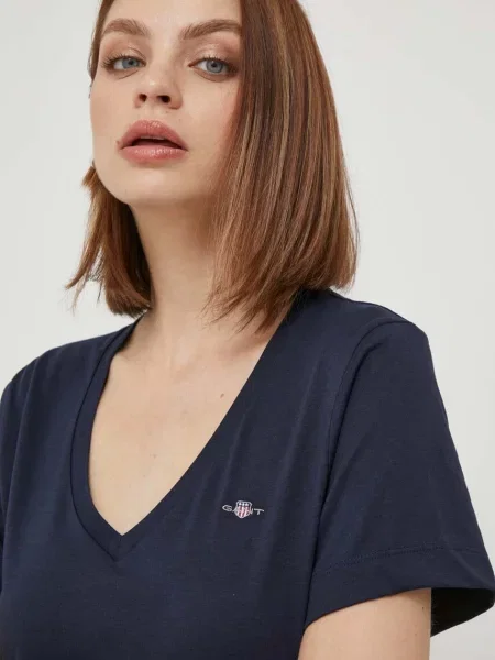 Gant tricou din albastru marin negru