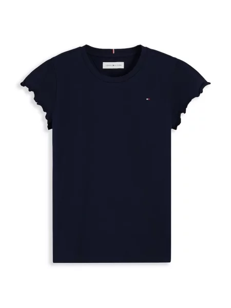 Tommy Hilfiger majica za djecu s pamukom plava