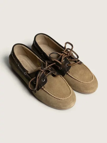 Posa női velúr loafer Boat Loafer barna