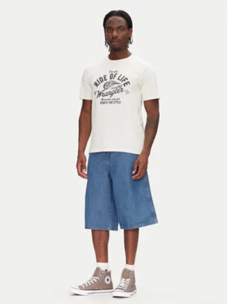 Wrangler Džínové šortky Jort Oversize modrá