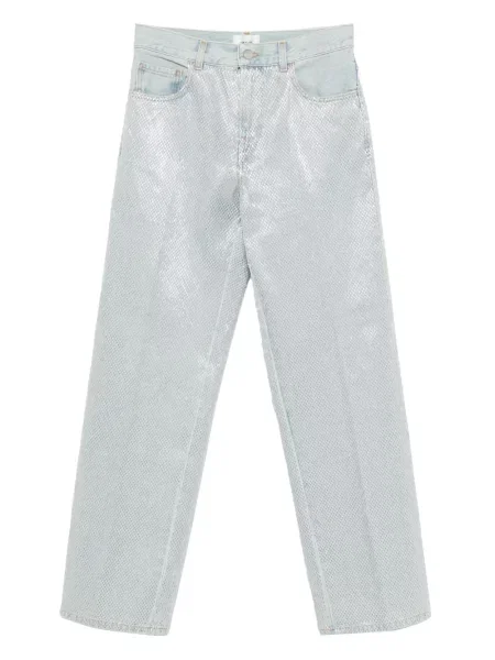 Pantaloni Haikure cu paiete albastru