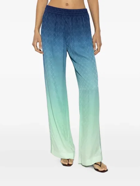 Pantaloni Casablanca cu gradient albastru