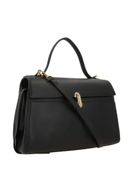 Geantă shopper Savette din piele negru