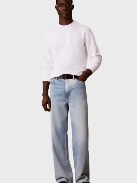 Свитшот Calvin Klein с лого белый