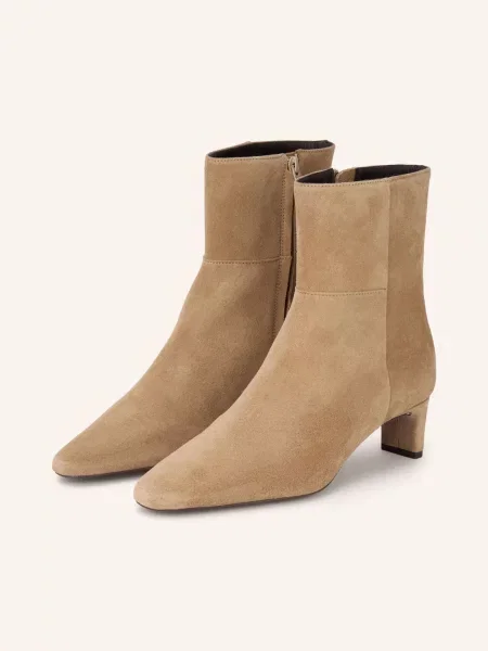 Mrs & Hugs Botki beige beżowe