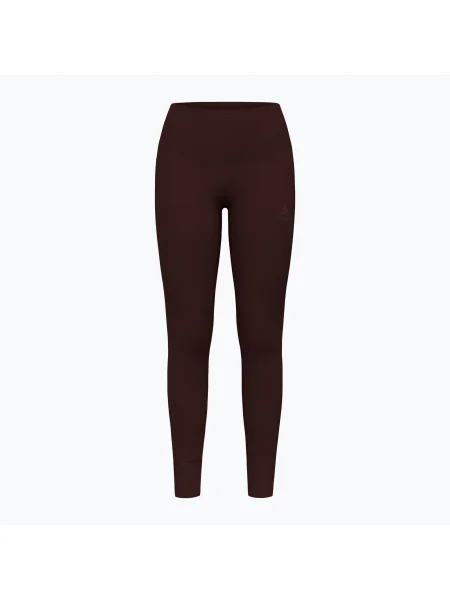 Pantaloni termoactivi pentru femei ODLO Active Warm Bl Bottom Long fudge