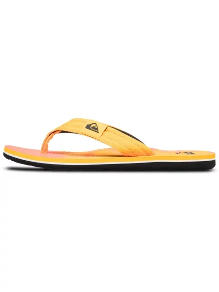 Japonki plażowe Quiksilver MOLOKAI LAYBACK pomarańczowe