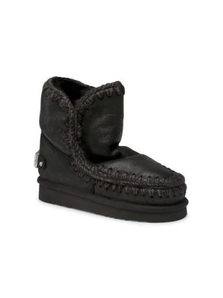 Topánky MOU Eskimo 18 With Rhinestones Logo Cbkg čierna