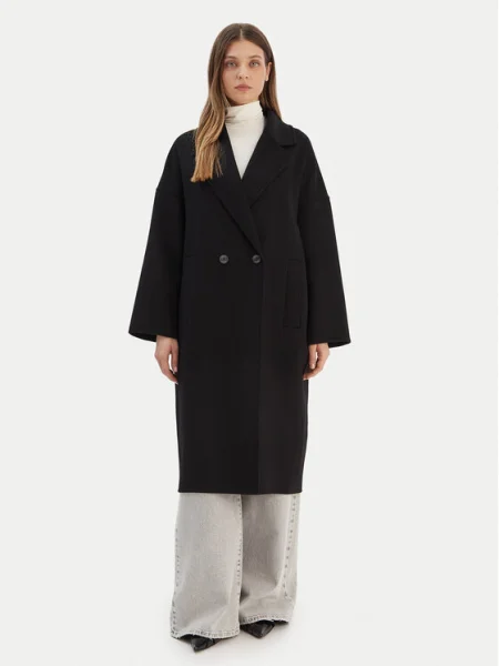 ViCOLO Palton de lână negru