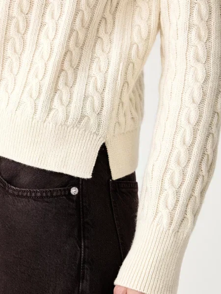 Barbour női pulóver gyapjúval Ashdown bézs
