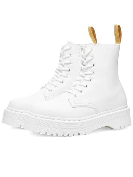 Botki Dr. Martens białe