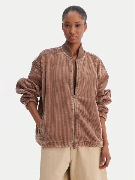 Adidas Bluză Corduroy Sst Oversize maro