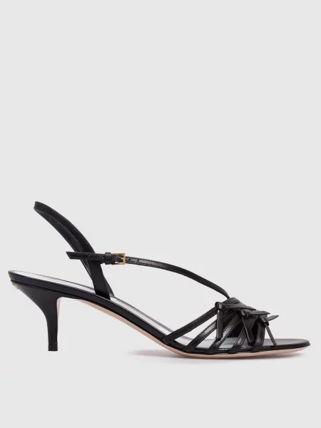 Шкіряні босоніжки Nodine Valentino чорні