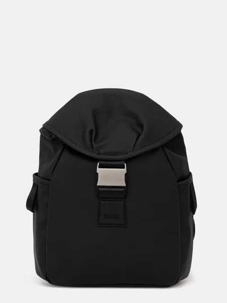 Раница Rains Valera Bucket Backpack Mini малък с изчистен дизайн черно