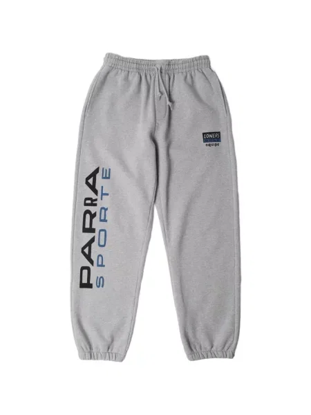 Spodnie By Parra do biegania ze sznurkiem szare