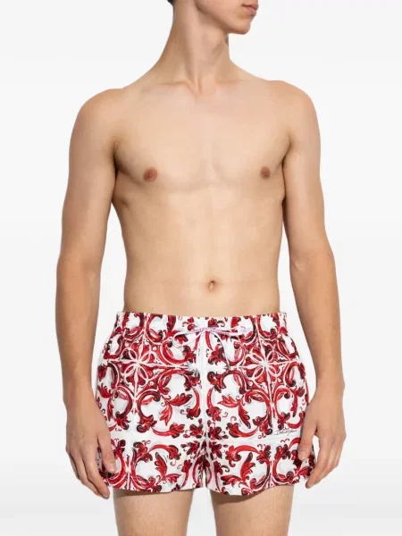 Spodný diel plaviek Dolce & Gabbana červená