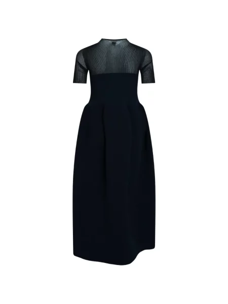 Rochie maxi Cfcl tricotate albastru