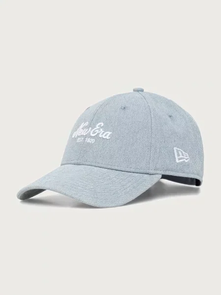 New Era kapa s šiltom jeans DENIM modra