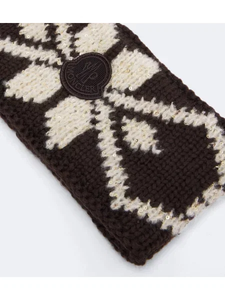 Căciulă Moncler de lână maro
